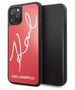 Original Case IPHONE 11 PRO Karl Lagerfeld Hard Case Signature Glitter (KLHCN58DLKSRE) red 3700740467565