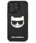 Original Case IPHONE 13 PRO Karl Lagerfeld Hardcase 3D Rubber Choupette (KLHCP13LCH3DBK) black 3666339028152