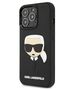 Original Case IPHONE 13 PRO Karl Lagerfeld Hardcase 3D Rubber Karl`s Head (KLHCP13LKH3DBK) black 3666339028114