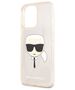 Original Case IPHONE 13 PRO Karl Lagerfeld Hardcase Glitter Karl`s Head (KLHCP13LKHTUGLGO) gold 3666339027599