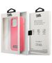 Original Case IPHONE 13 PRO Karl Lagerfeld Hardcase Silicone Plaque (KLHCP13LSLMP1PI) pink 3666339048822