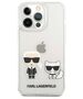 Original Case IPHONE 13 PRO MAX Karl Lagerfeld Hardcase Karl & Choupette (KLHCP13XCKTR) transparent 3666339027407