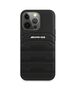 Case IPHONE 13 PRO Mercedes AMG Hardcase Leather Debossed Lines (AMHCP13LGSEBK) black 3666339018955