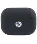 Original Case APPLE AIRPODS PRO BMW Cover Geniune Leather Silver Logo (BMAPSSLNA) navy blue 3666339009441