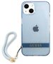 Case IPHONE 13 Guess Hardcase Translucent Stap (GUHCP13MHTSGSB) blue 3666339040680