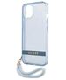 Case IPHONE 13 Guess Hardcase Translucent Stap (GUHCP13MHTSGSB) blue 3666339040680