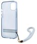 Case IPHONE 13 MINI Guess Hardcase Translucent Stap (GUHCP13SHTSGSB) blue 3666339040673