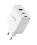 Wall Charger 65W 2x USB Type C PD + 1x USB QC Duzzona T1 white 6934913042472