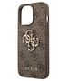 Original Case IPHONE 14 PRO Guess Hardcase 4G Big Metal Logo brown 3666339066307