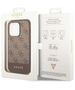 Original Case IPHONE 14 PRO Guess Hard Case 4G Stripe Collection brown 3666339088521