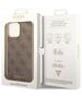 Original Case IPHONE 14 PRO Guess Hardcase 4G Charms Collection brown 3666339094171