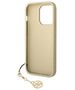 Original Case IPHONE 14 PRO Guess Hardcase 4G Charms Collection brown 3666339094171