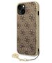 Original Case IPHONE 14 PLUS Guess Hardcase 4G Charms Collection brown 3666339094164