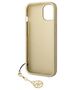 Original Case IPHONE 14 PLUS Guess Hardcase 4G Charms Collection brown 3666339094164