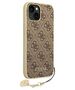 Original Case IPHONE 14 PLUS Guess Hardcase 4G Charms Collection brown 3666339094164