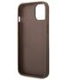 Original Case IPHONE 14 Guess Hardcase 4G Big Metal Logo brown 3666339066284