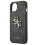 Original Case IPHONE 14 Guess Hardcase 4G Big Metal Logo gray 3666339066246