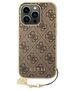 Original Case IPHONE 14 PRO MAX Guess Hardcase 4G Charms Collection brown 3666339094188