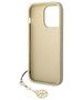 Original Case IPHONE 14 PRO MAX Guess Hardcase 4G Charms Collection brown 3666339094188