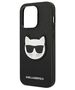 Original Case IPHONE 14 PRO Karl Lagerfeld Hardcase Saffiano Choupette Head Patch black 3666339076979