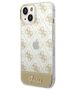 Original Case IPHONE 14 PLUS Guess Hardcase 4G Pattern Script gold 3666339090517