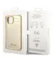 Original Case IPHONE 14 PLUS Guess Croco Collection gold 3666339083014