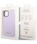 Original Case IPHONE 14 Guess Hard Case Silicone Vintage Gold Logo purple 3666339064969