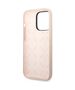 Case IPHONE 14 PRO MAX Guess Hardcase Silicone Triangle pink 3666339065959