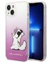 Original Case IPHONE 14 PLUS Karl Lagerfeld Hardcase Choupette Fun pink 3666339086534