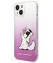 Original Case IPHONE 14 PLUS Karl Lagerfeld Hardcase Choupette Fun pink 3666339086534