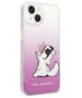 Original Case IPHONE 14 PLUS Karl Lagerfeld Hardcase Choupette Fun pink 3666339086534