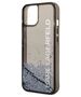 Original Case IPHONE 14 Karl Lagerfeld Hardcase Liquid Glitter Elong black 3666339091545