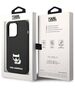 Original Case IPHONE 14 PRO MAX Karl Lagerfeld Hardcase Silicone Choupette Body black 3666339076580