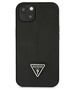 Original Case IPHONE 13 MINI Guess Hardcase Saffianotriangle Logo black 3666339040277