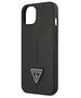 Original Case IPHONE 13 MINI Guess Hardcase Saffianotriangle Logo black 3666339040277