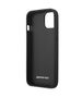 Case IPHONE 14 PLUS Mercedes AMG Hardcase Leather Debossed Lines (AMHCP14MGSEBK) black 3666339071394