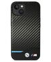 Original Case IPHONE 14 PLUS BMW Leather Carbon (BMHCP14M22NBCK) black 3666339067175