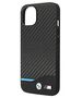 Original Case IPHONE 14 PLUS BMW Leather Carbon (BMHCP14M22NBCK) black 3666339067175