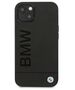 Original Case IPHONE 14 PLUS BMW Leather Stamp (BMHCP14MSLLBK) black 3666339090395