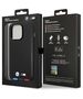 Original Case IPHONE 14 PRO BMW Leather Stamp Tricolor MagSafe (BMHMP14L22PTDK) black 3666339089320