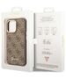 Original Case IPHONE 14 PRO Guess Hard Case 4G Vintage Gold Logo (GUHCP14LHG4SHW) brown 3666339065263