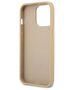 Original Case IPHONE 14 PRO MAX Guess Hardcase Saffianotriangle Logo (GUHCP14XPSATLE) beige 3666339065430