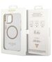 Original Case IPHONE 14 PLUS Guess Hard Case Metal Outline Magsafe (GUHMP14MHTRMD) gold 3666339069711