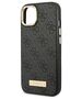 Original Case IPHONE 14 PLUS Guess Hard Case 4G Logo Plate MagSafe (GUHMP14MU4GPRK) black 3666339069872