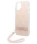 Original Case IPHONE 14 PLUS Guess Hardcase 4G Print Strap (GUOHCP14MH4STP) pink 3666339093884