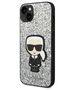 Original Case IPHONE 14 Karl Lagerfeld Hardcase Glitter Flakes Ikonik (KLHCP14SGFKPG) silver 3666339077396