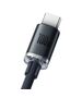 Baseus Crystal Shine cable USB to USB-C, 100W, 1.2m (black) 6932172602802