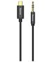 Baseus Yiven Audio cable USB-C to mini jack 3,5mm, 1.2m (Black) 6953156262553