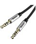 Baseus Yiven Audio Cable Cable 3.5 male Audio M30 1.5M Silver+ Black 6953156257207