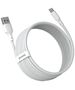 Baseus Simple Wisdom Data Cable Kit USB to Type-C 5A (2PCS/Set）1.5m White 6953156230309